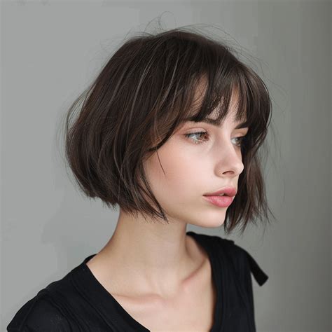 30 Bob mit Pony Frisuren, die Ihr Gesicht perfekt。